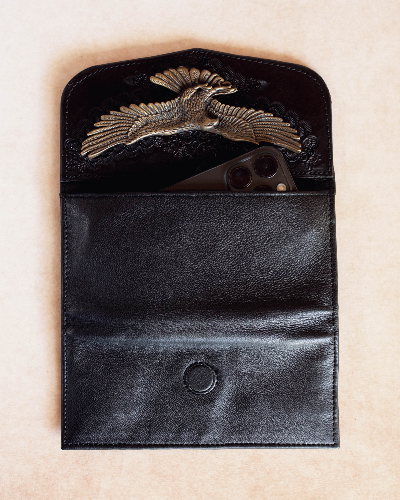 Rebel Eagle Wallet - Black