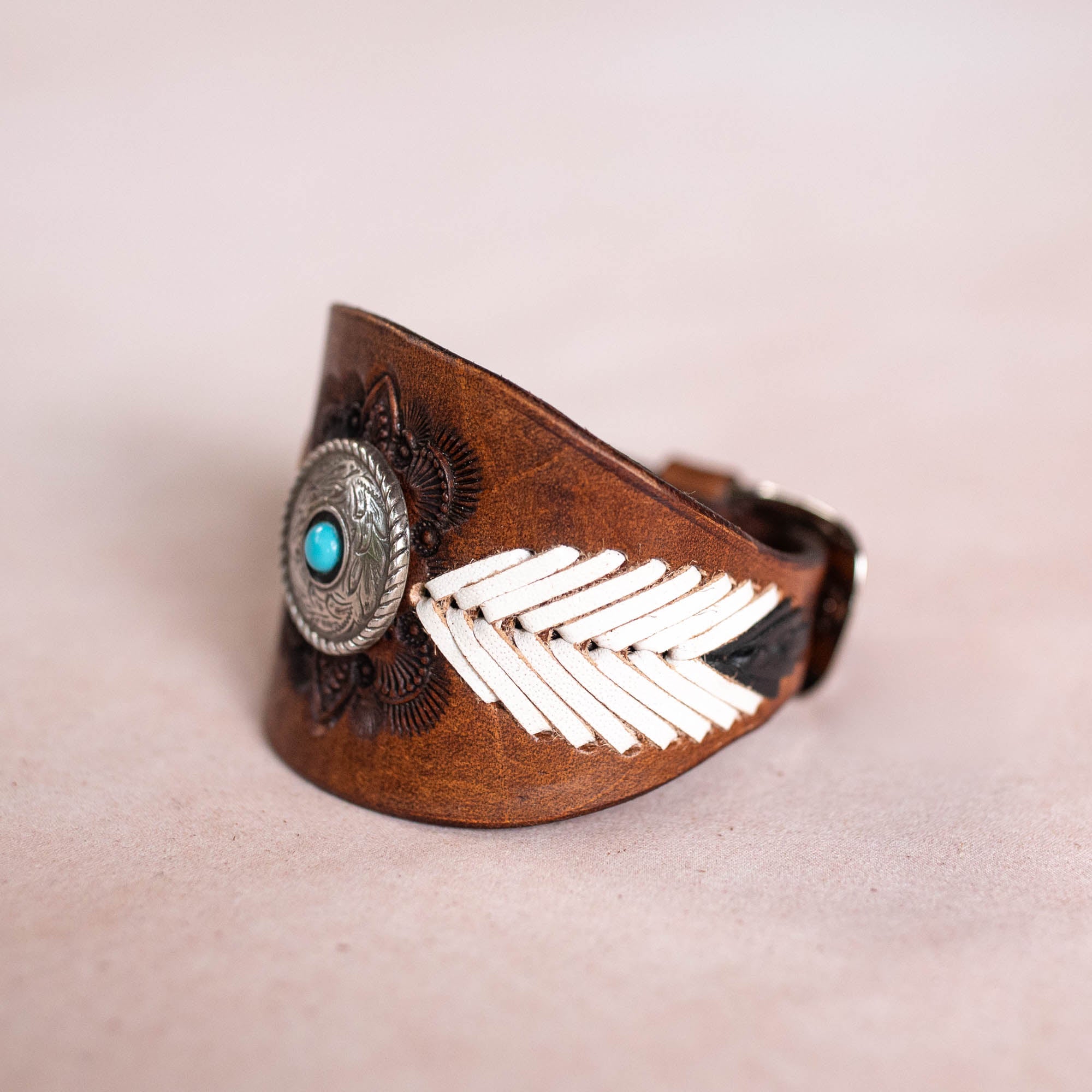 Laced Western Feather Cuff - Buffalo Girl®