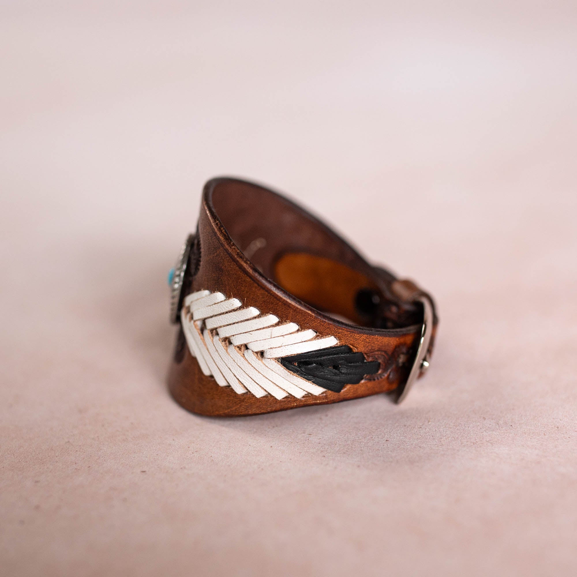 Laced Western Feather Cuff - Buffalo Girl®