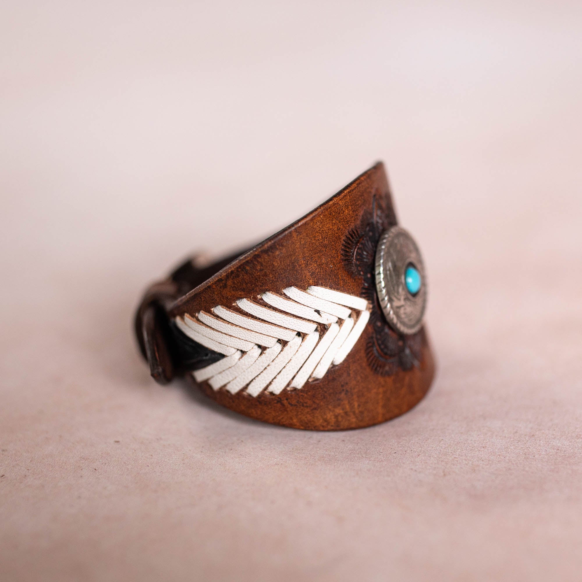 Laced Western Feather Cuff - Buffalo Girl®