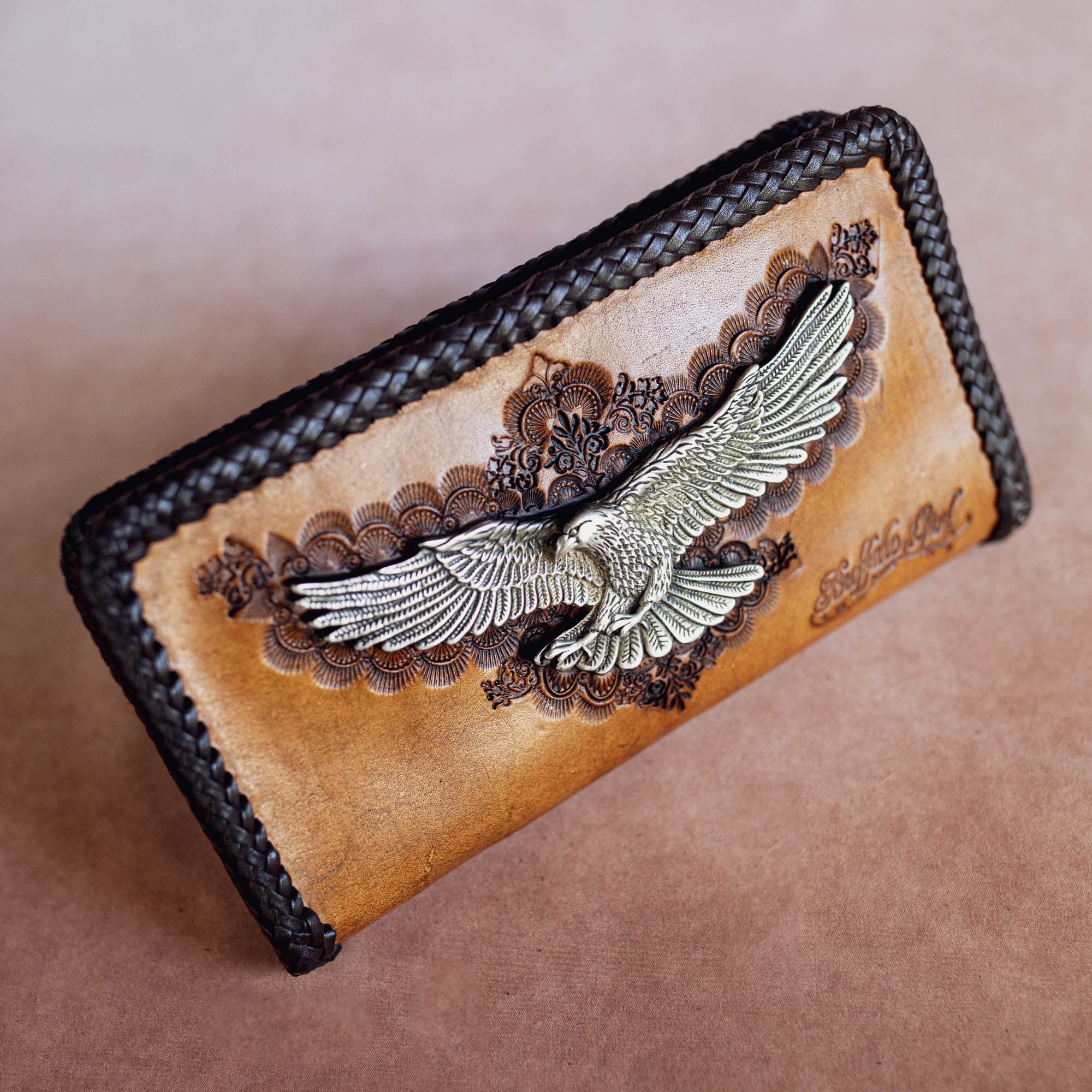 Large Double Sided Pegasus & Rebel Eagle Wallet