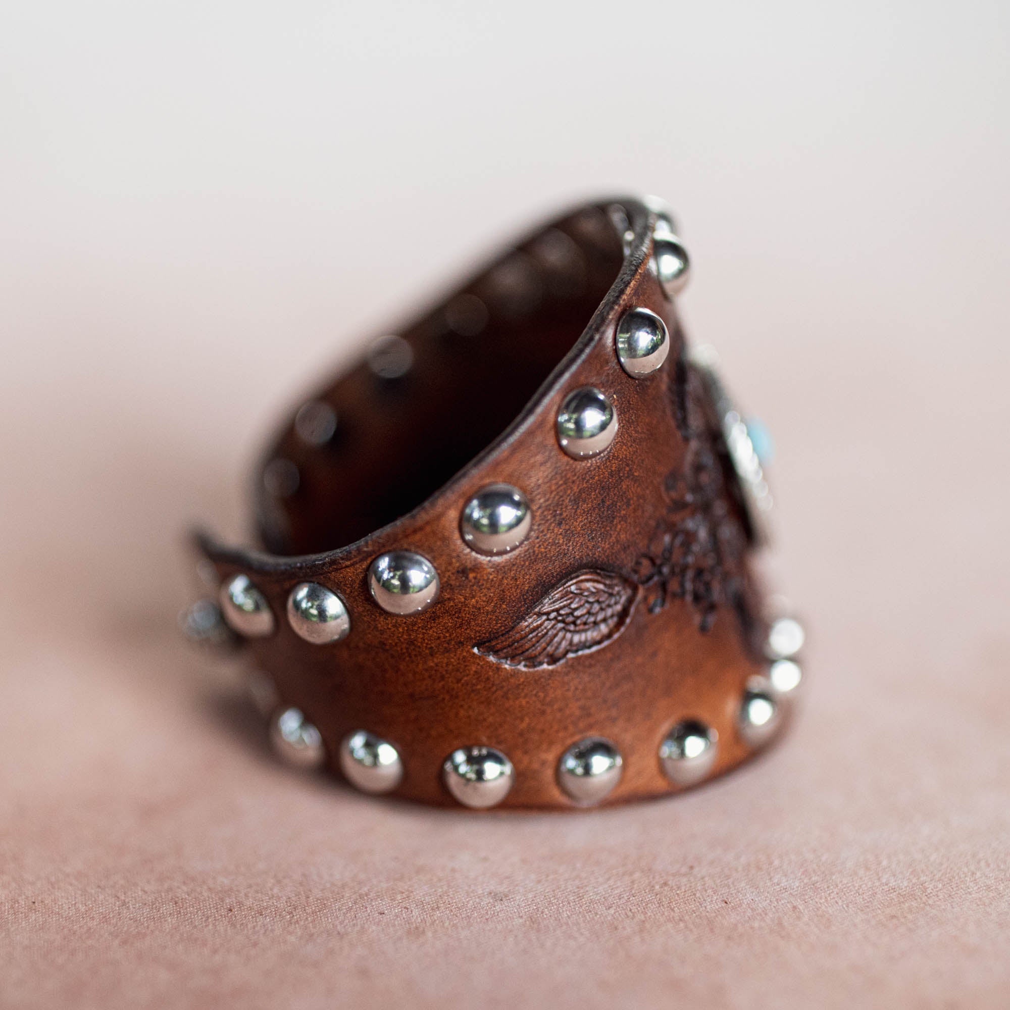 Studded Concho Cuff