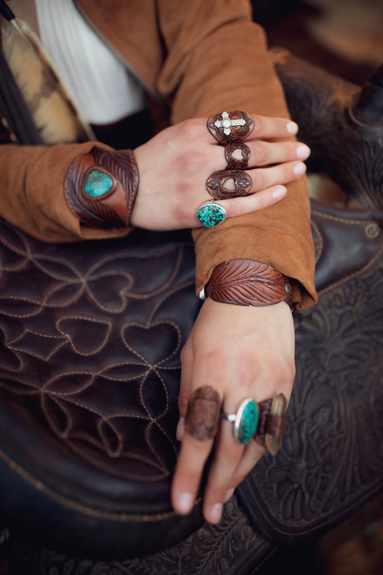 Little Eagle Feather Cuff - Buffalo Girl®