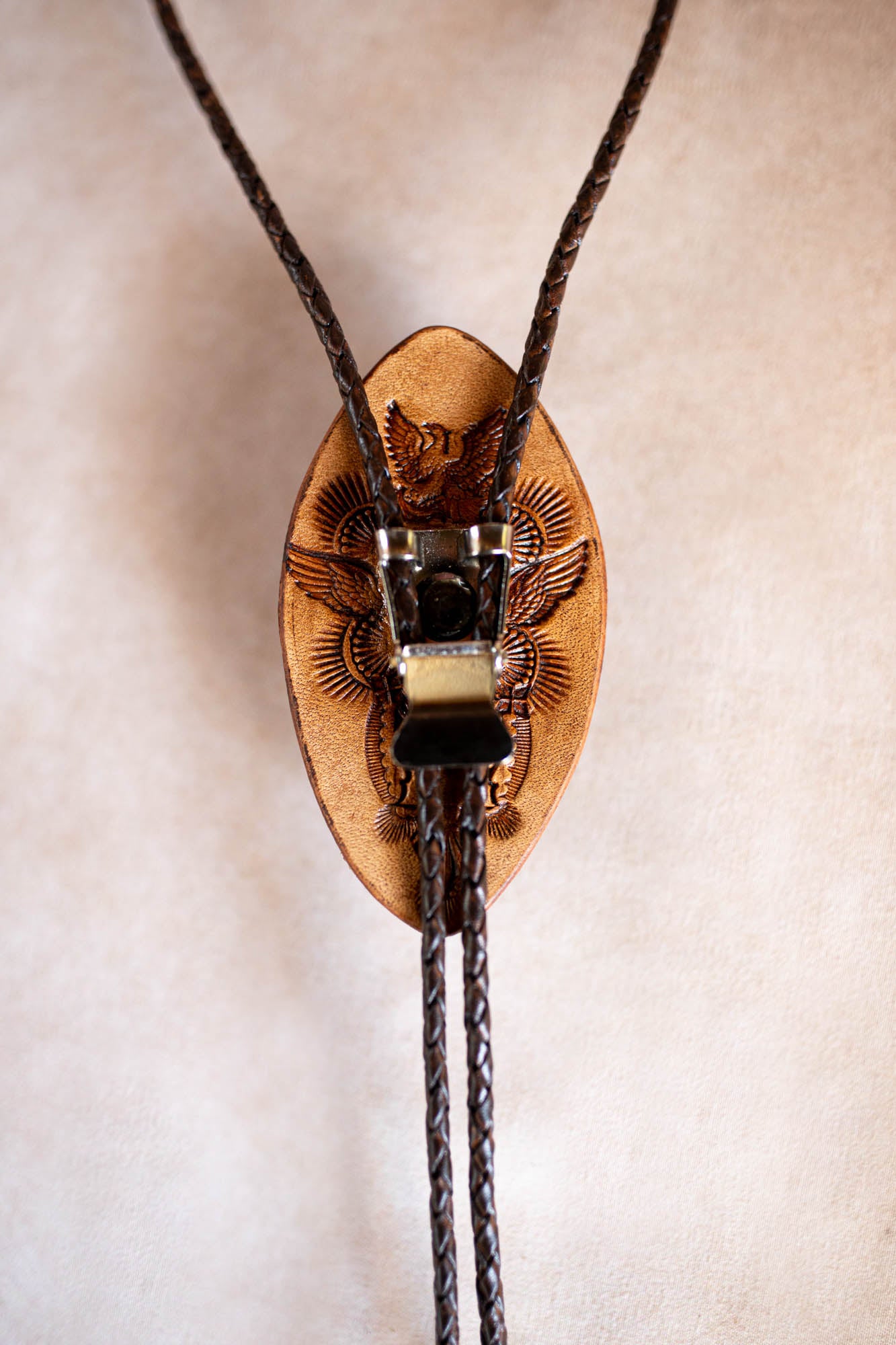 Priestess Bolo Tie with Quartz Crystal