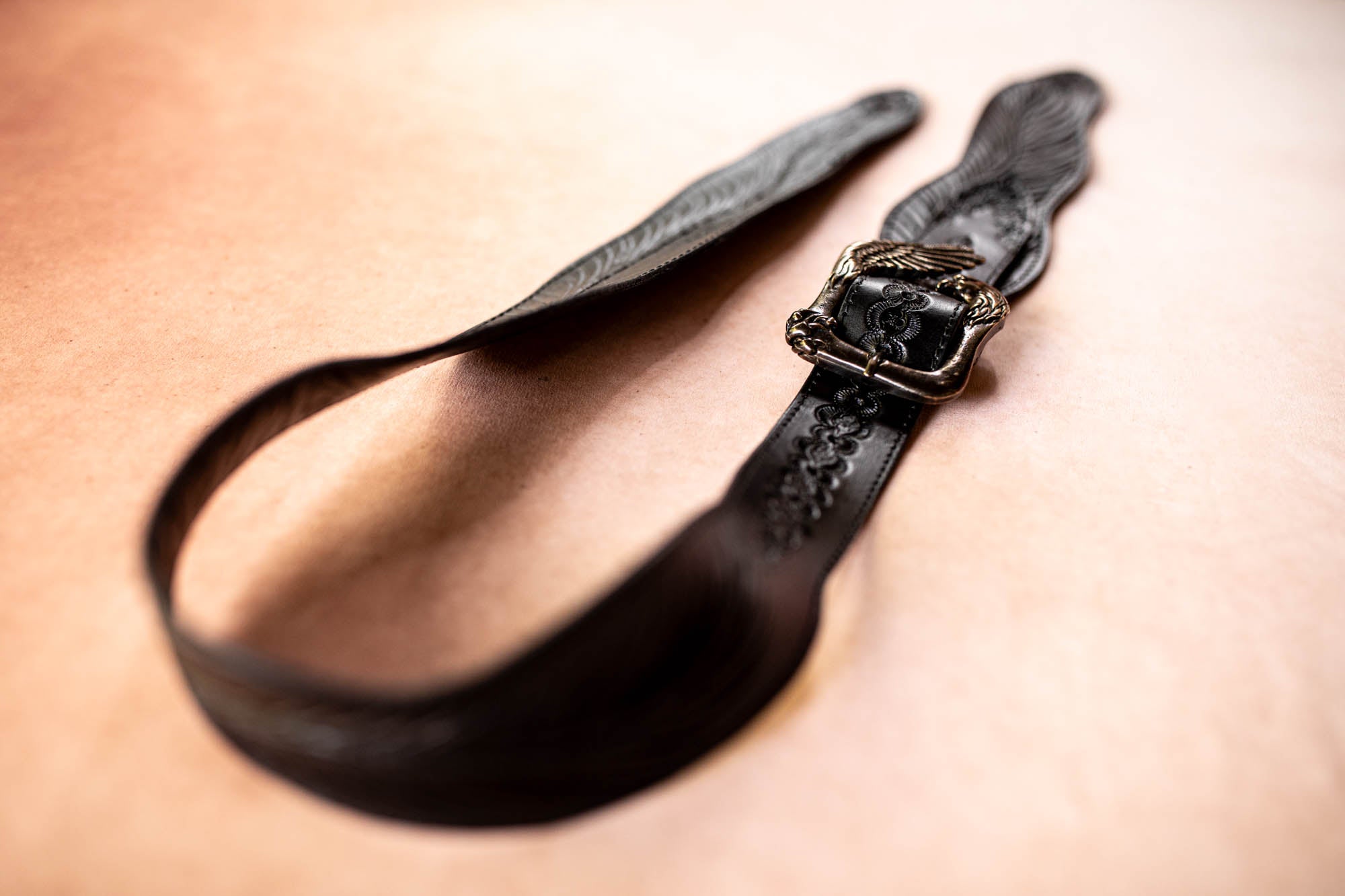 Eagle Feather Guitar Strap