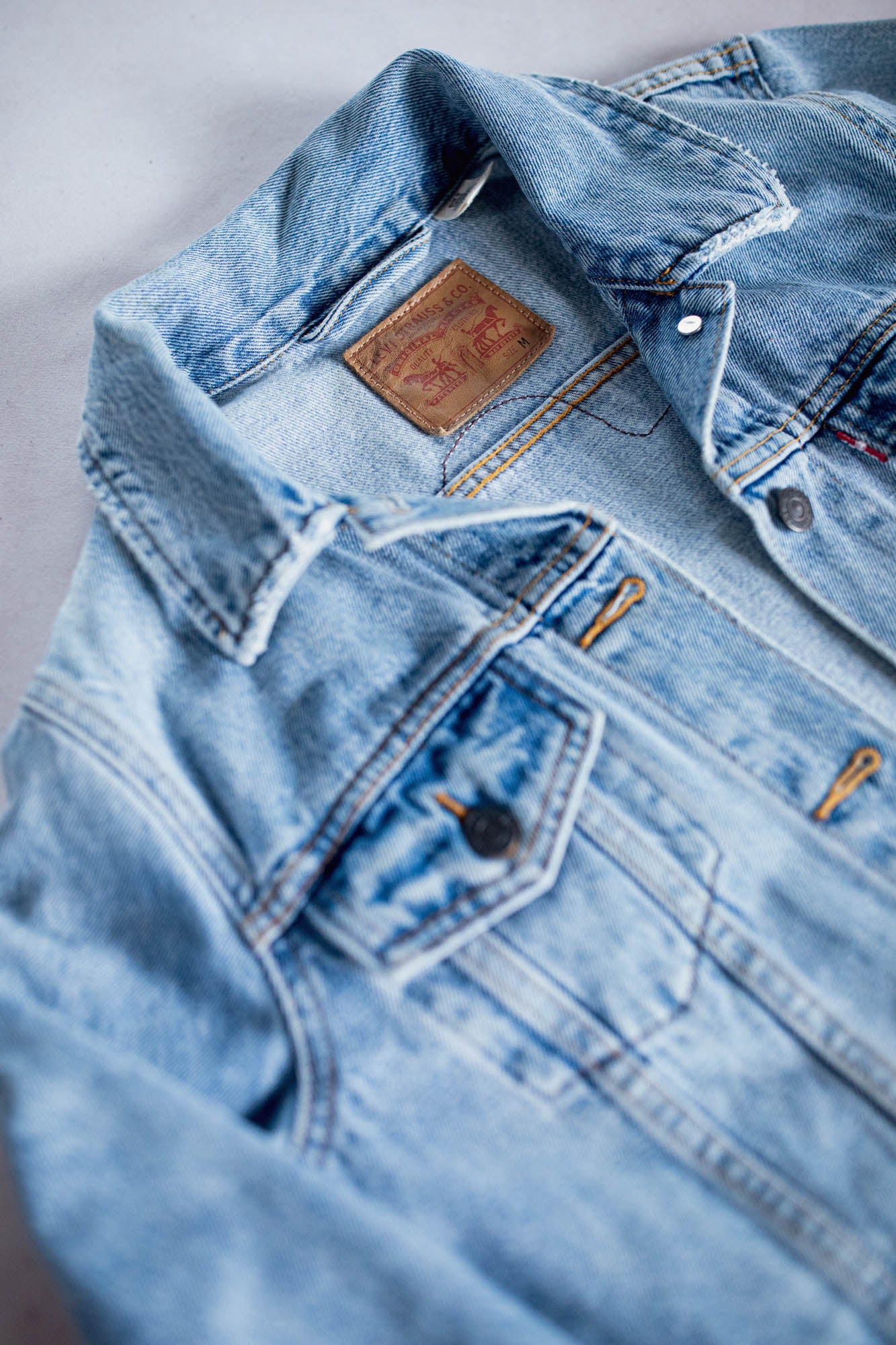 Blue Denim Easy Rider Tasseled Eagle Jacket