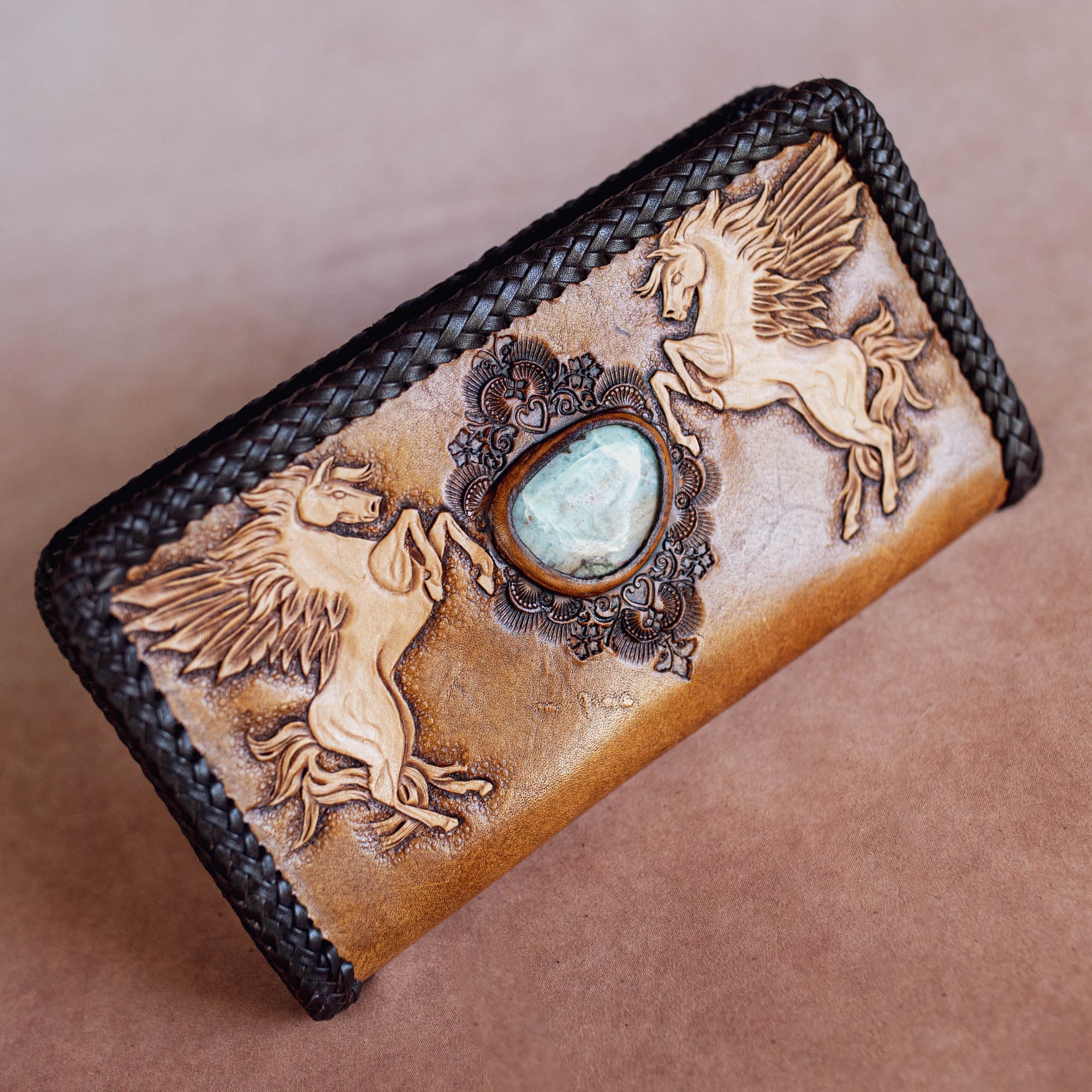 Large Double Sided Pegasus & Rebel Eagle Wallet