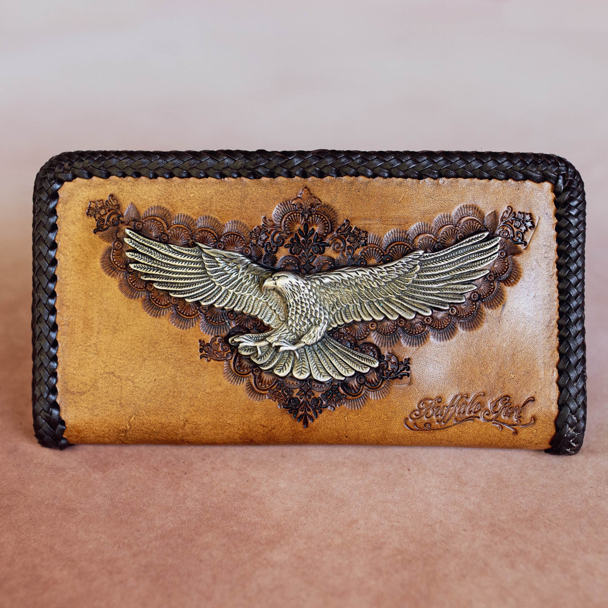 Large Double Sided Pegasus & Rebel Eagle Wallet