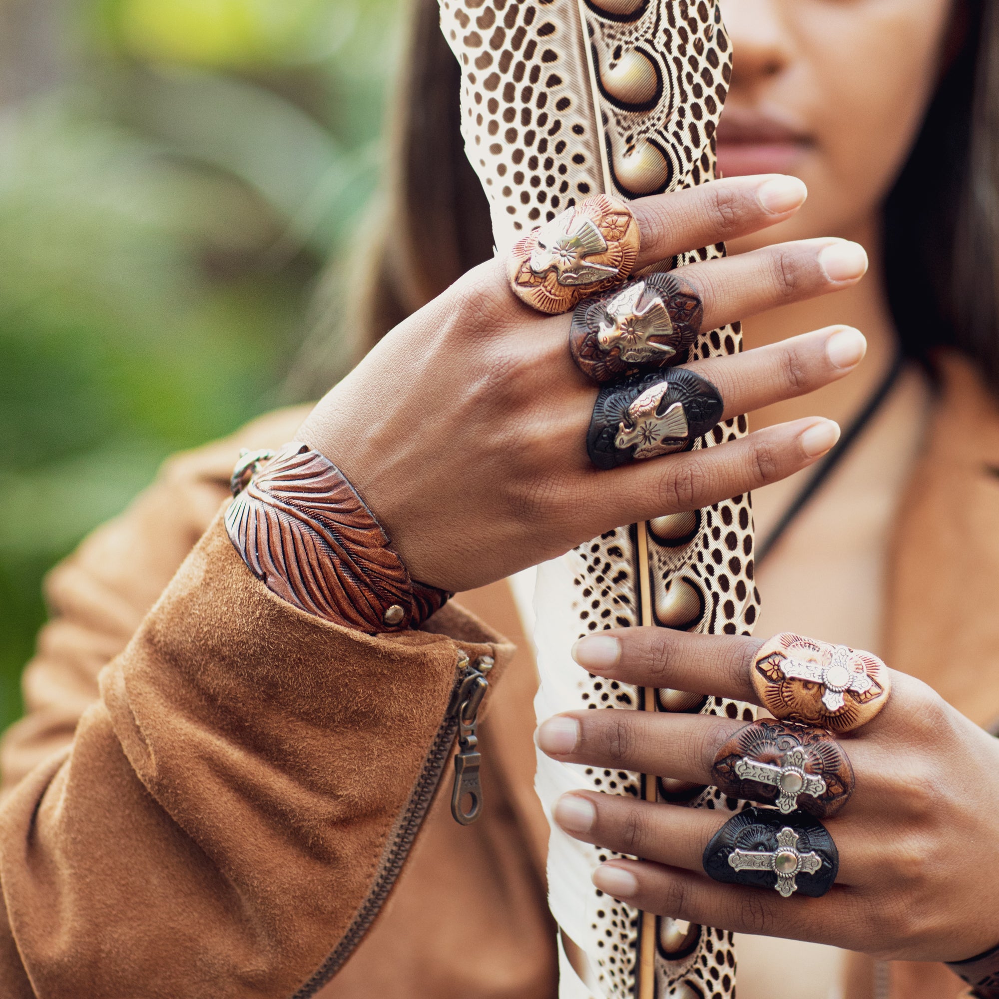 Little Eagle Feather Cuff - Buffalo Girl®