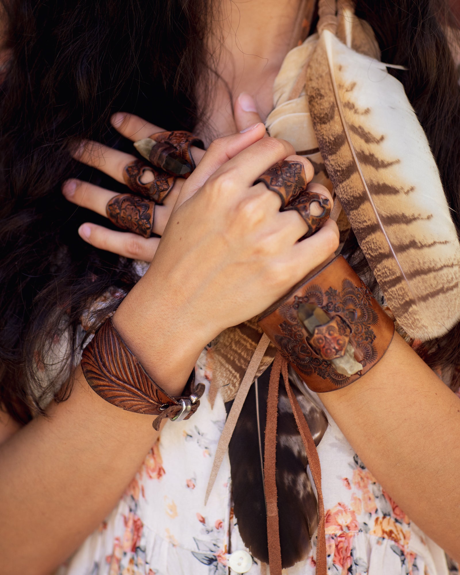 Little Eagle Feather Cuff - Buffalo Girl®