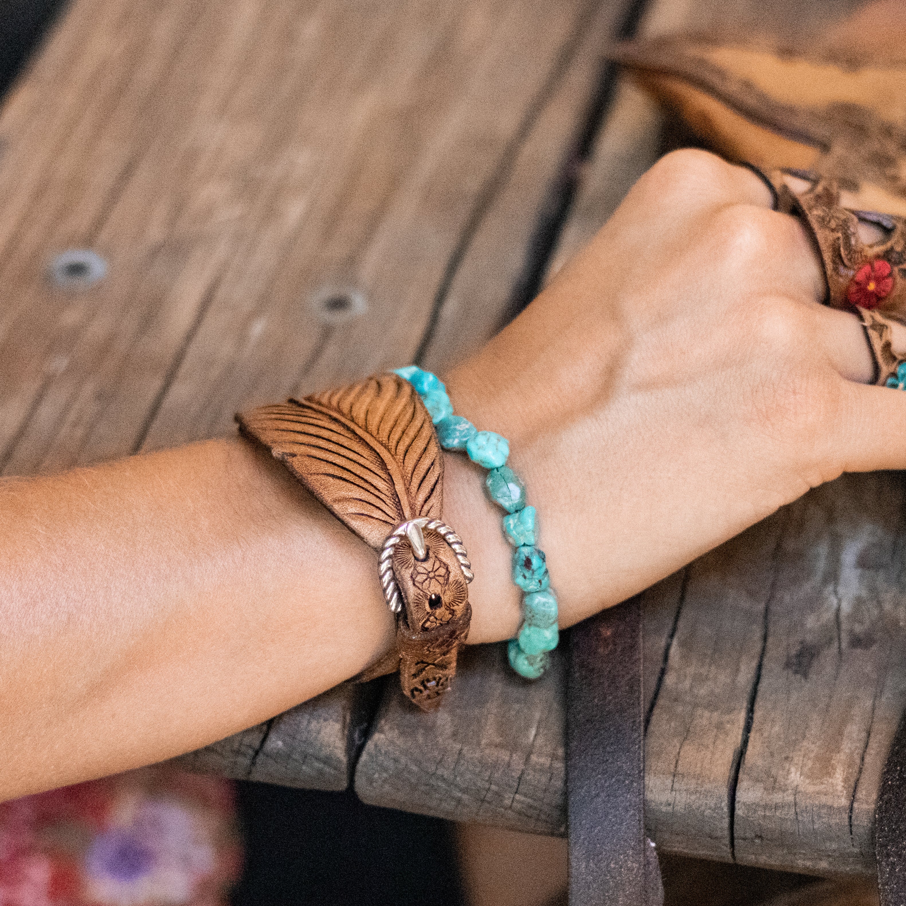 Little Eagle Feather Cuff - Buffalo Girl®
